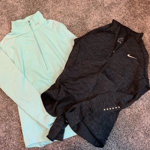 2 long sleeve work out shirts
